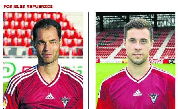 Pedro Martín, delantero y Alex Ortiz, central