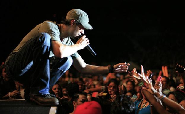 Enrique Iglesias en uno de sus conciertos.