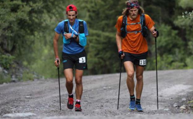 Kilian Jornet, durante la prueba.