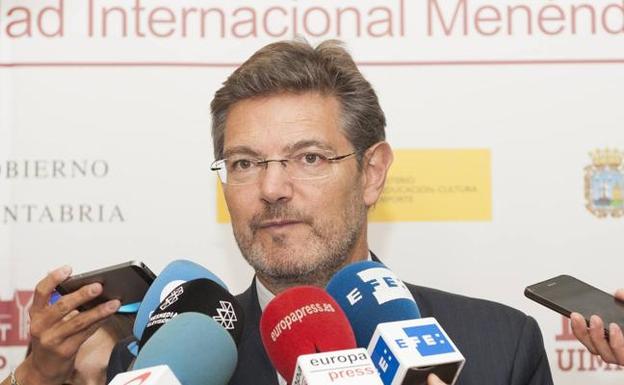 Rafael Catalá, en la UIMP.