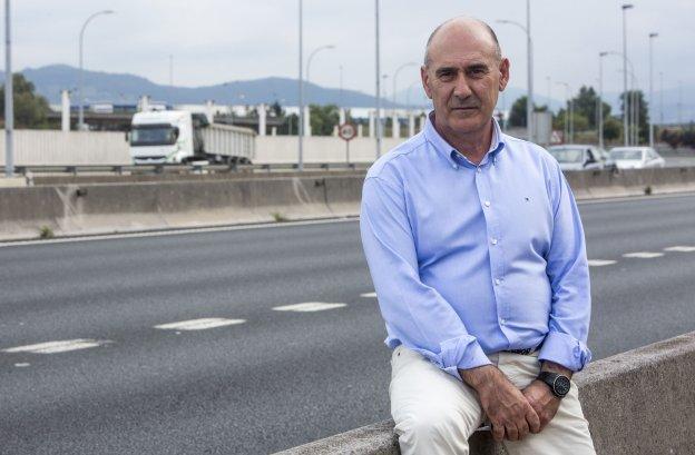 José Vicente González, presidente de la asociación de transportistas cántabros Asemtrasan.