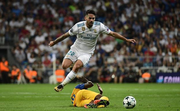 Isco, en el partido ante el APOEL.