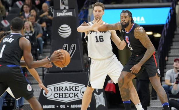 Pau Gasol, durante el partido ante los Clippers. /Efe