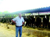 José Luis Thomas en su ganadería. / J. M. R. L./