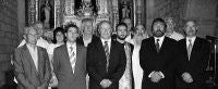 Representantes de la Merindad, tras el oficio religioso. / J. L. S./