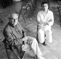 Antoni Marí, en primer término, y Vicente Valero. / BRUNO MORENO/
