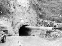 Estado de las obras del túnel del monte Buciero, en Santoña. / M. GARCÍA/
