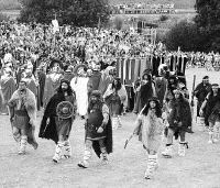 La festividad de las Guerras Cántabras en Los Corrales. / D. M./