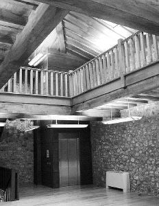 Interior de la Torre Pero Niño, reformada en su totalidad. / CAVIA/