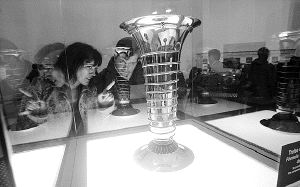 Trofeo de campeón del mundo de F1./