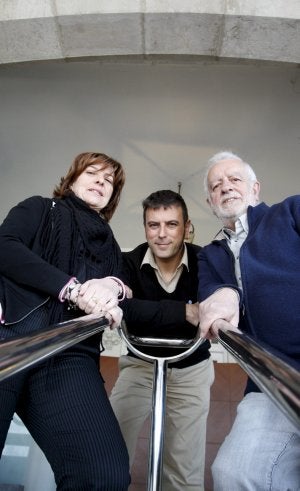 Elisa Sainz, Rafael Doctor y José Andrés García. ::
DANI PEDRIZA/