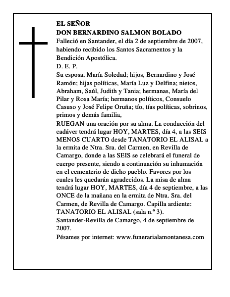 DON BERNARDINO SALMON BOLADO