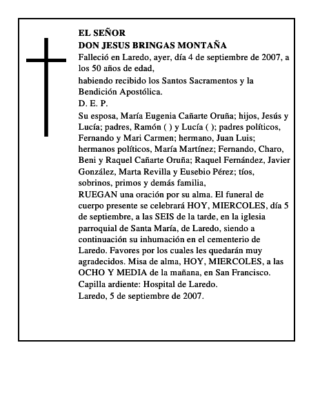 DON JESUS BRINGAS MONTAÑA