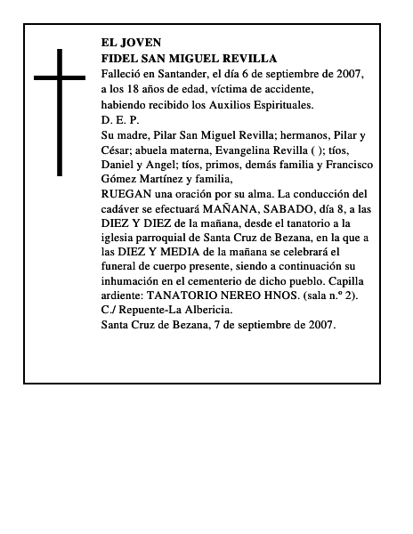 FIDEL SAN MIGUEL REVILLA
