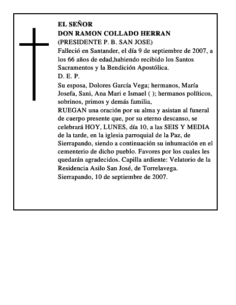 DON RAMON COLLADO HERRAN
