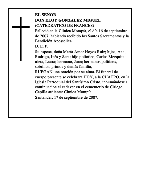 DON ELOY GONZALEZ MIGUEL