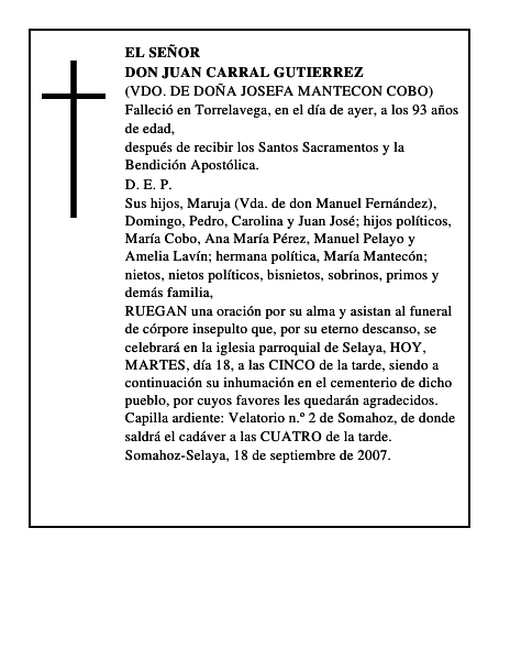 DON JUAN CARRAL GUTIERREZ