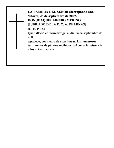 DON JOAQUIN LIENDO MERINO