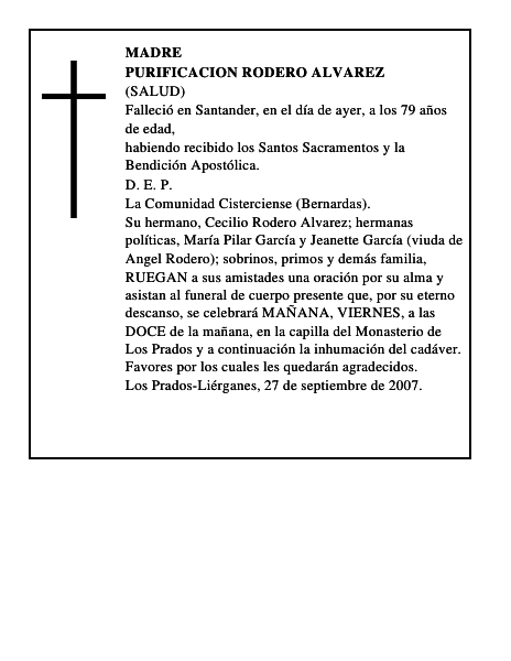 PURIFICACION RODERO ALVAREZ