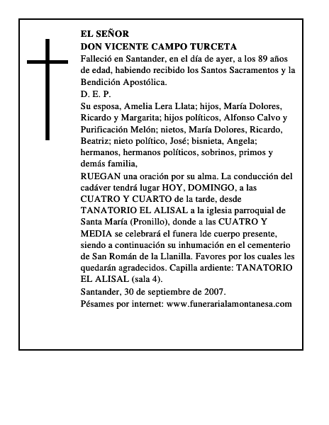DON VICENTE CAMPO TURCETA