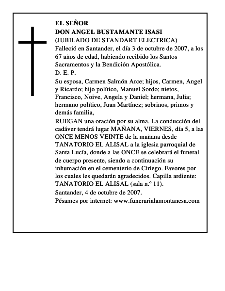 DON ANGEL BUSTAMANTE ISASI