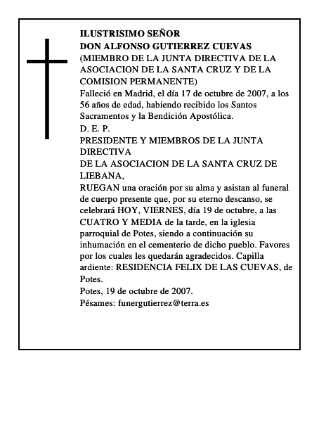 DON ALFONSO GUTIERREZ CUEVAS