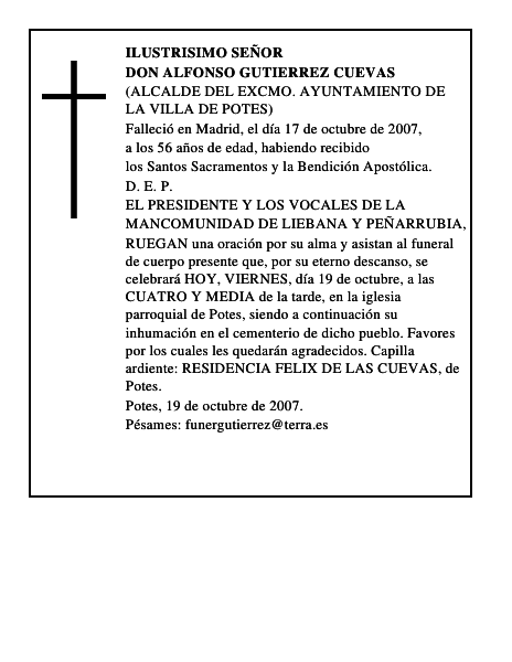 DON ALFONSO GUTIERREZ CUEVAS