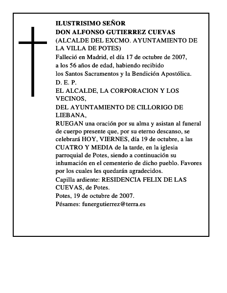 DON ALFONSO GUTIERREZ CUEVAS