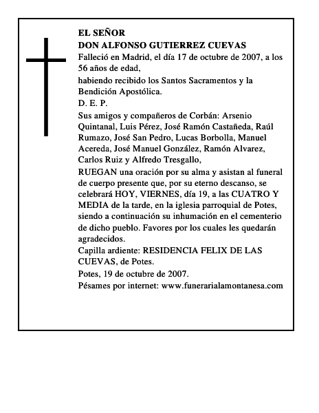 DON ALFONSO GUTIERREZ CUEVAS