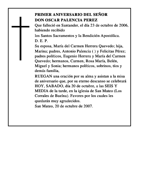 DON OSCAR PALENCIA PEREZ
