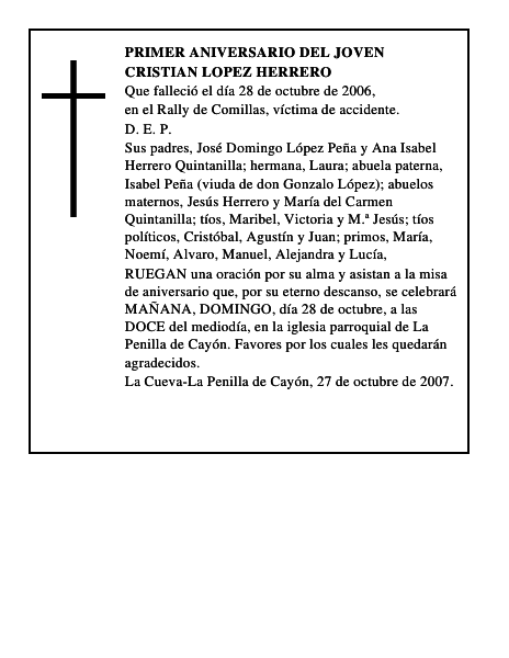 CRISTIAN LOPEZ HERRERO