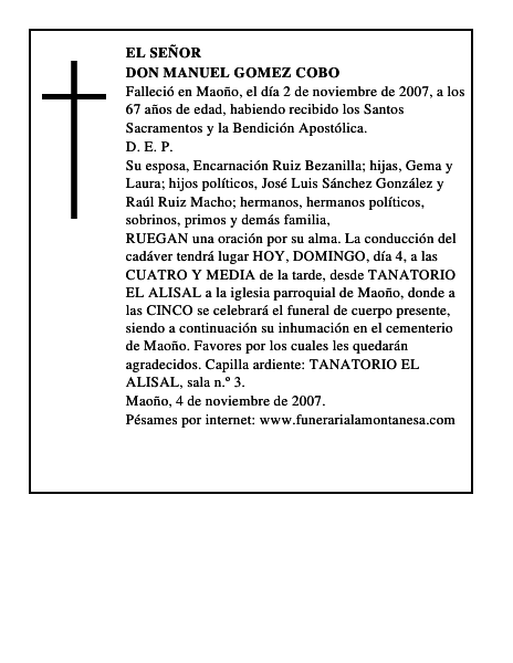 DON MANUEL GOMEZ COBO