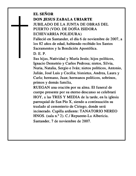 DON JESUS ZABALA URIARTE
