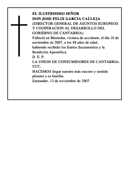 DON JOSE FELIX GARCIA CALLEJA