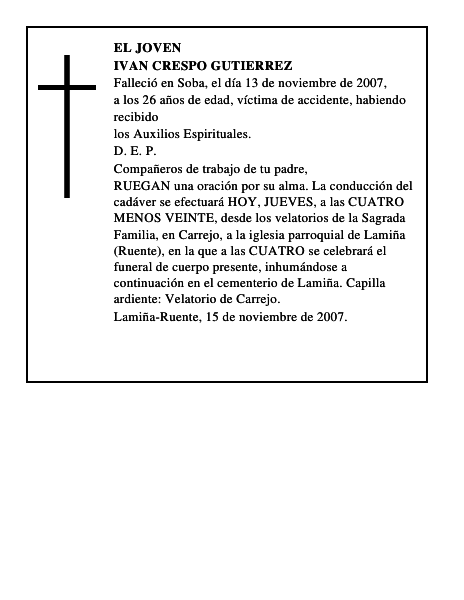 IVAN CRESPO GUTIERREZ
