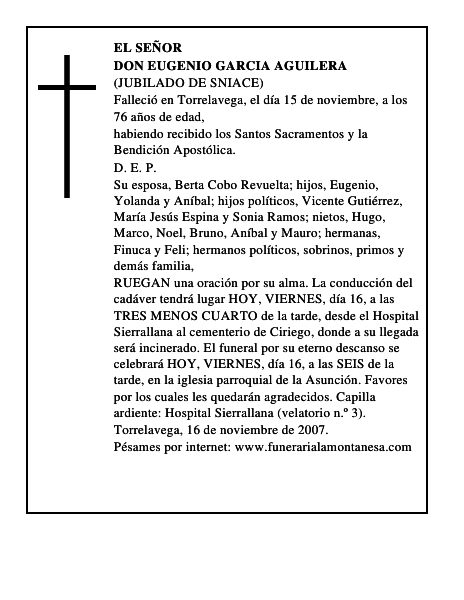 DON EUGENIO GARCIA AGUILERA