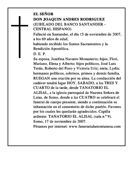 DON JOAQUIN ANDRES RODRIGUEZ