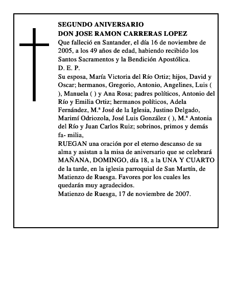 DON JOSE RAMON CARRERAS LOPEZ
