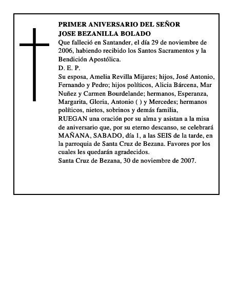 JOSE BEZANILLA BOLADO