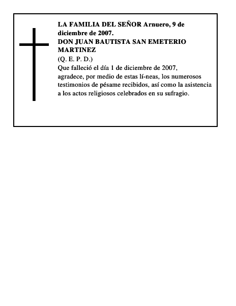 DON JUAN BAUTISTA SAN EMETERIO MARTINEZ