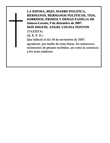 DON MIGUEL ANGEL COLINA PONTON