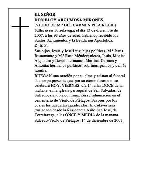DON ELOY ARGUMOSA MIRONES