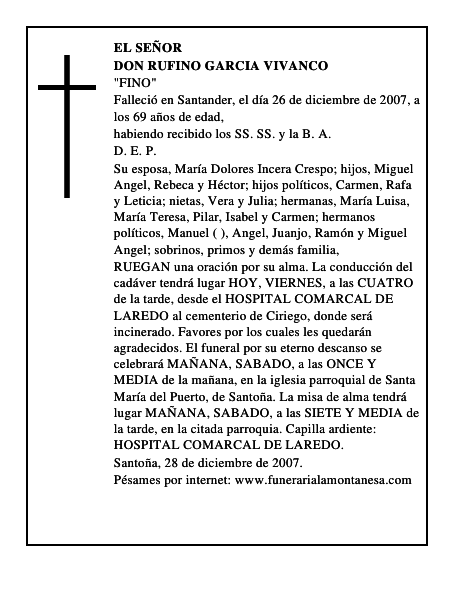 DON RUFINO GARCIA VIVANCO