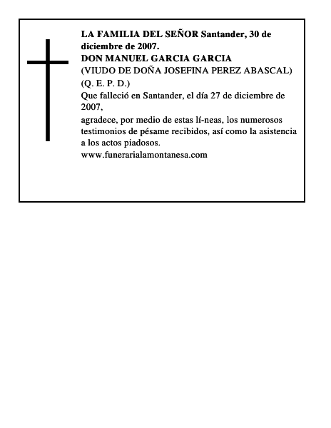DON MANUEL GARCIA GARCIA