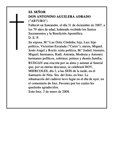 DON ANTONINO AGUILERA ADRADO