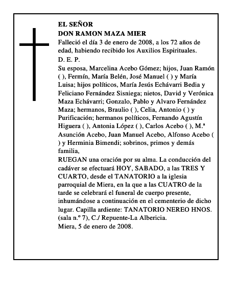 DON RAMON MAZA MIER