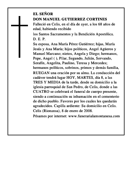 DON MANUEL GUTIERREZ CORTINES