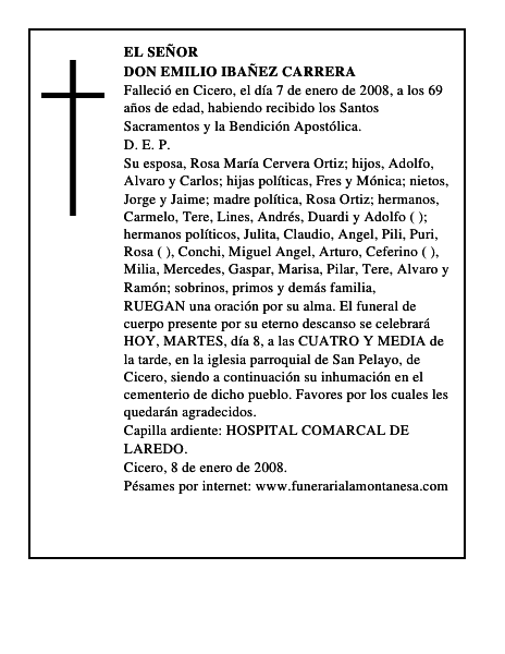 DON EMILIO IBAÑEZ CARRERA
