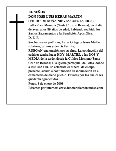 DON JOSE LUIS HERAS MARTIN