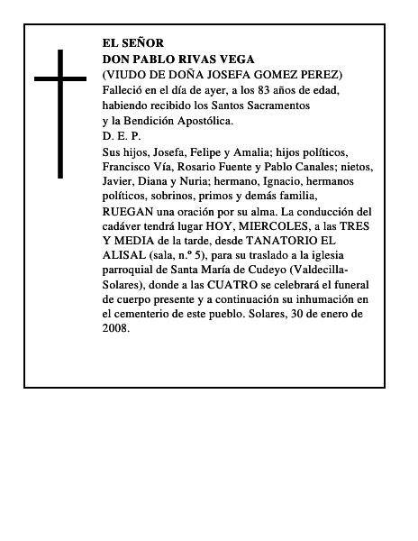 DON PABLO RIVAS VEGA